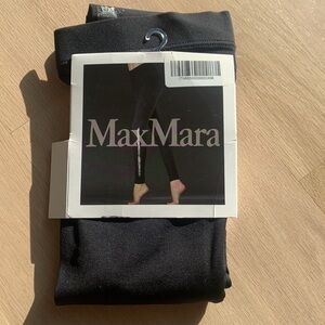 NEW MAX MARA  Black Signature Hosiery Leggings size S